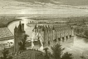 Castello di Chenonceaux da French School
