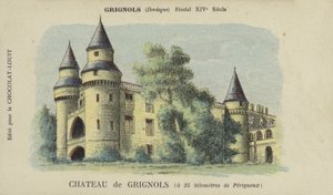 Castello di Grignols, Grignols, Dordogna da French School