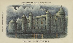 Castello di Montesquieu, Montesquieu, Gironda da French School