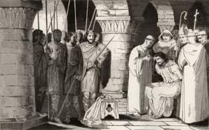 Childerico III (714-51) è detronizzato e confinato in un monastero, da 