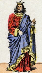Childerico I, re dei Franchi Salii (436-481) da French School