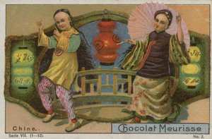 Cina, carta commerciale per Chocolat Meurisse da French School
