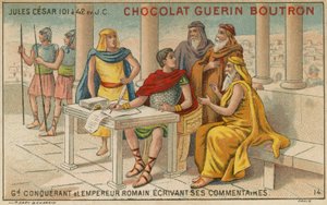 Carta commerciale di Chocolat Guerin Boutron da French School