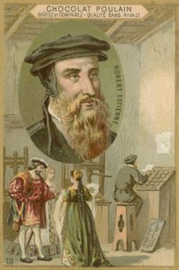 Carta commerciale Chocolat Poulain, Robert Estienne