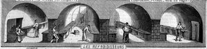 Fabbricazione del cioccolato: refrigeratori. Fabbrica di M. Masson, Parigi