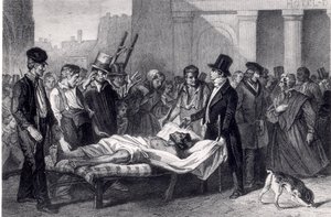Colera a Parigi, 1832 da French School