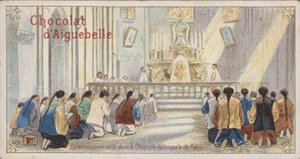 Cristiani che adorano nella Cappella Episcopale di Pechino