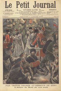 Natale in Russia (litografia a colori)