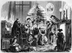 Festa di Natale in Alsazia: una famiglia riunita attorno all