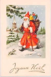 Cartolina di Natale, c.1907 da French School
