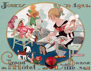 Giocattoli di Natale. (Illustrazione) da French School