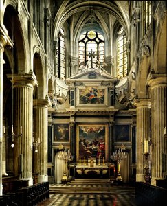 Chiesa di Saint Nicolas des Champs a Parigi da French School