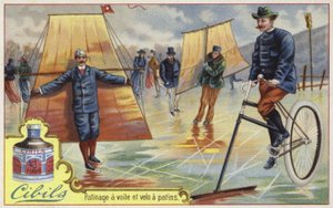 Carta Cibils con pattinaggio su ghiaccio