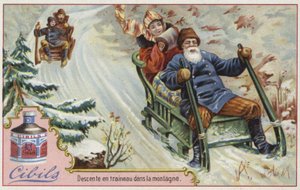 Carta Cibils con slittino da French School