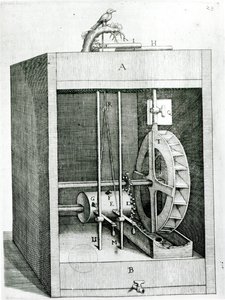 Uccello a carica, da Les Raisons des Forces Mouvantes di Salomon de Caus (c.1576-1626), 1615 da French School