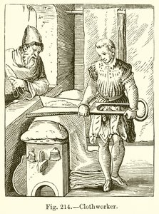 Lavoratore tessile da French School