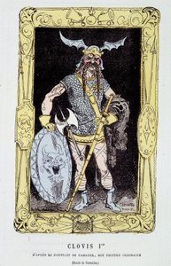 Clodoveo I - in "Storia di Francia Tintamarresque" di Touchatout da French School