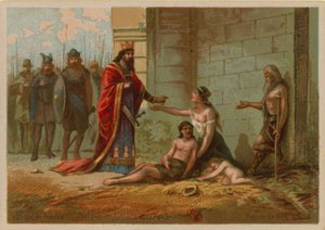 Clodoveo II, Re di Francia (637-657/658) da French School