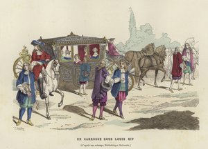 Carrozza, regno di Luigi XIV di Francia