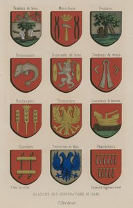 Stemmi delle corporazioni di Gand da French School