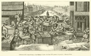 Collezione del barone Pichon, Una fabbrica di carte sotto Luigi XIV da French School