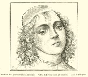 Collezione della galleria degli Uffizi, a Firenze, Ritratto del Perugino da French School