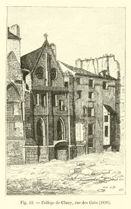 Collegio di Cluny, rue des Grès, 1820