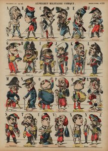 Alfabeto militare comico da French School