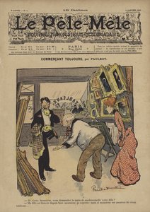 Commercant toujours. Illustrazione per Le Pele-Mele da French School