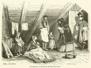 Composizione e disegno di M Karl Girardet da French School