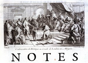 Condanna degli eretici al Concilio di Lombers da French School