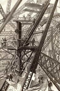 Costruzione della Torre Eiffel, Parigi
