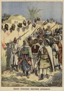 Convoglio di ribelli marocchini catturati, 1897