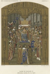 Incoronazione di Carlo VI da French School