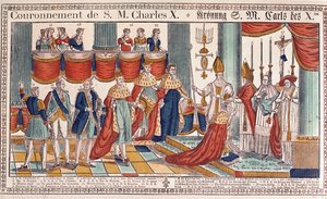 Incoronazione di Carlo X (1757-1836) a Reims, 29 maggio 1825 da French School