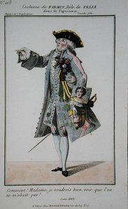 Costume per Firmin nel ruolo di Felix in La Tapisserie, tavola 108 da 