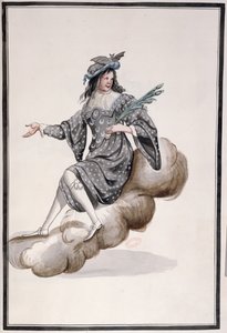Costume per la Notte per il Ballet de la Nuit di Jean-Baptiste Lully danzato da Luigi XIV, 23 febbraio 1653