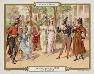 Costume nel 1800 - merveilleuse da French School