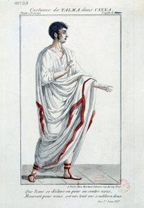 Costume del comico Francois-Joseph Talma nella tragedia 