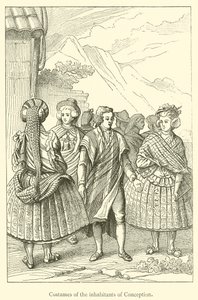 Costumi degli abitanti di Conception da French School