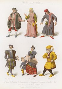 Conte e Contessa, borghesi e loro figlio, Consigliere legale e un ebreo da French School
