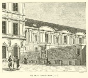 Cortile del Museo, 1834