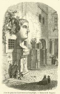 Corte del palazzo dei Conservatori al Campidoglio