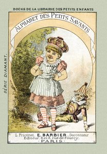 Copertina - Quando ridiamo come il Bebè del titolo, diciamo A A A A A A A A A - in “Alphabet des petits savants”, fine XIX secolo (cromolitografia)