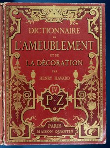 Copertina del Dizionario di Mobili e Decorazioni