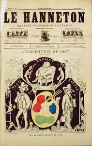 Copertina di Le Hanneton, raffigurante Gli artisti davanti alla giuria all
