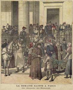 Copertina di Le Petit Journal, 28 marzo 1891 da French School