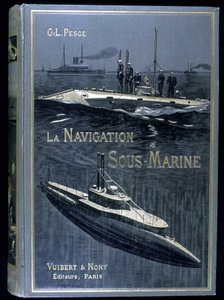 Copertina del libro "La navigazione sottomarina", di Pesce, ed. Vuibert