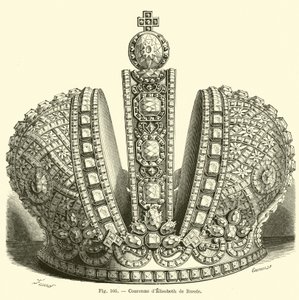 Corona di Elisabetta di Russia da French School