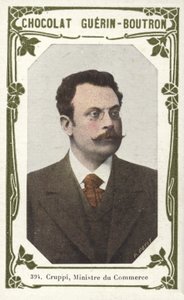 Cruppi, Ministro del Commercio da French School